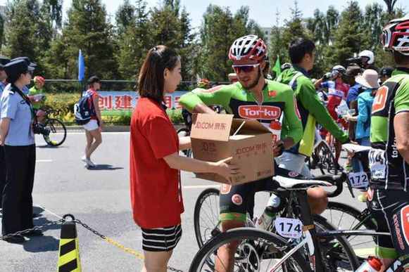 京东物流亮相青海环湖赛 助力西北农特产品上