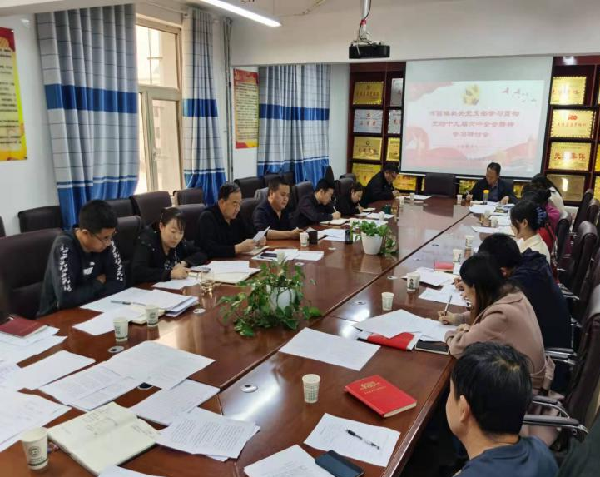 贵德县河西镇召开学习贯彻党的十九届六中全会精神学习研讨会