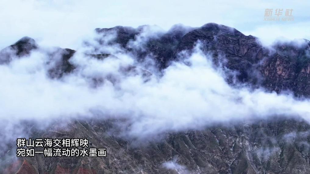 青海循化：雨后云海壮美如画
